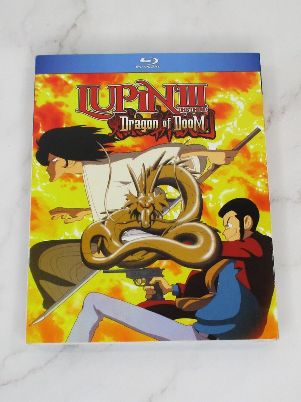 Lupin III The Third: Dragon of Doom (Blu-Ray 2020) Anime TV Special + Slipcover